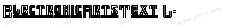 ElectronicArtsText L字体转换
